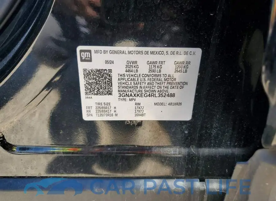 3GNAXKEG4RL352488# 13