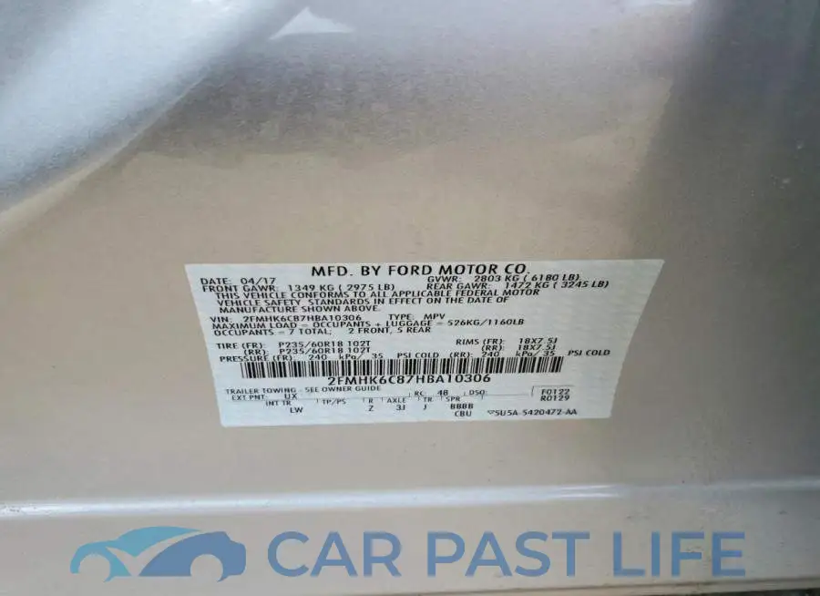 2FMHK6C87HBA10306# 14