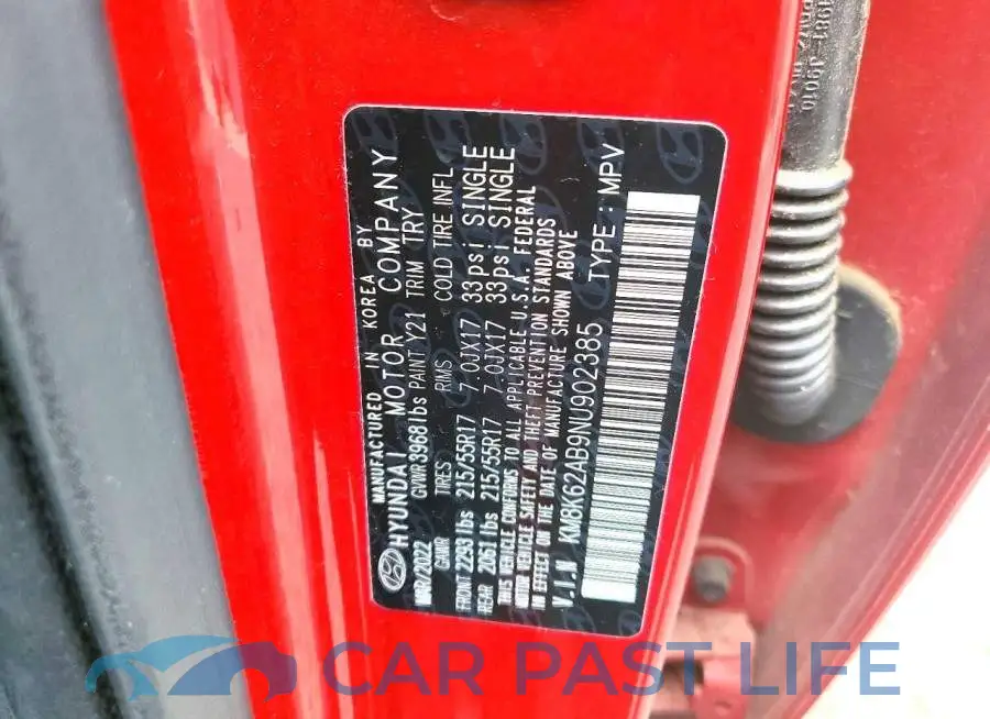 KM8K62AB9NU902385# 12