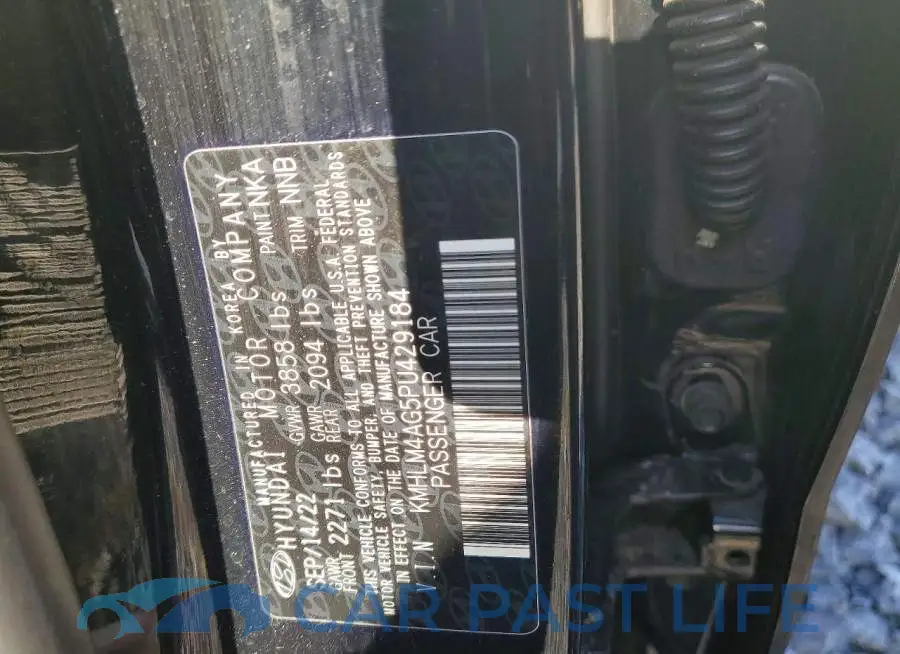 KMHLM4AG5PU429184# 12