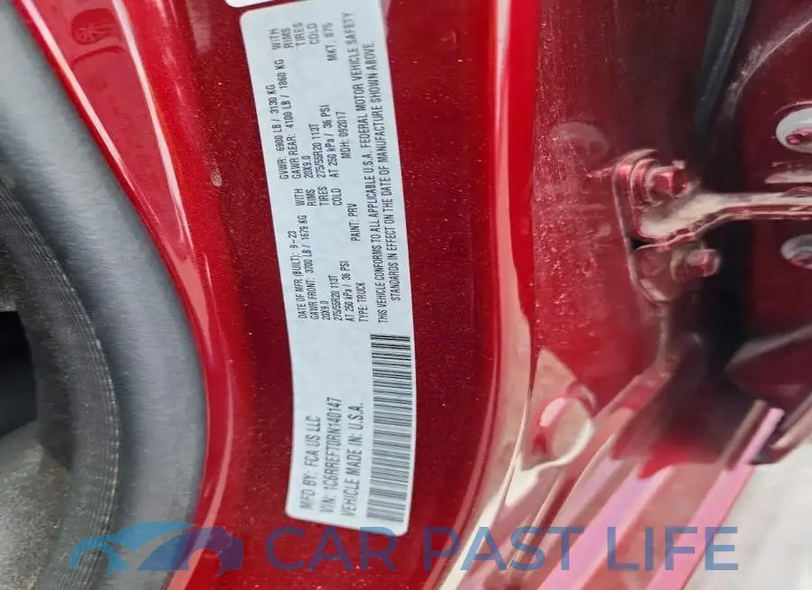 1C6RREFT0RN140147# 12