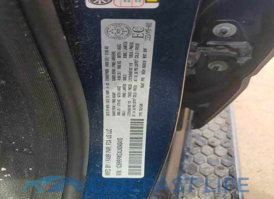 1C6RRFMGXLN340410# 12
