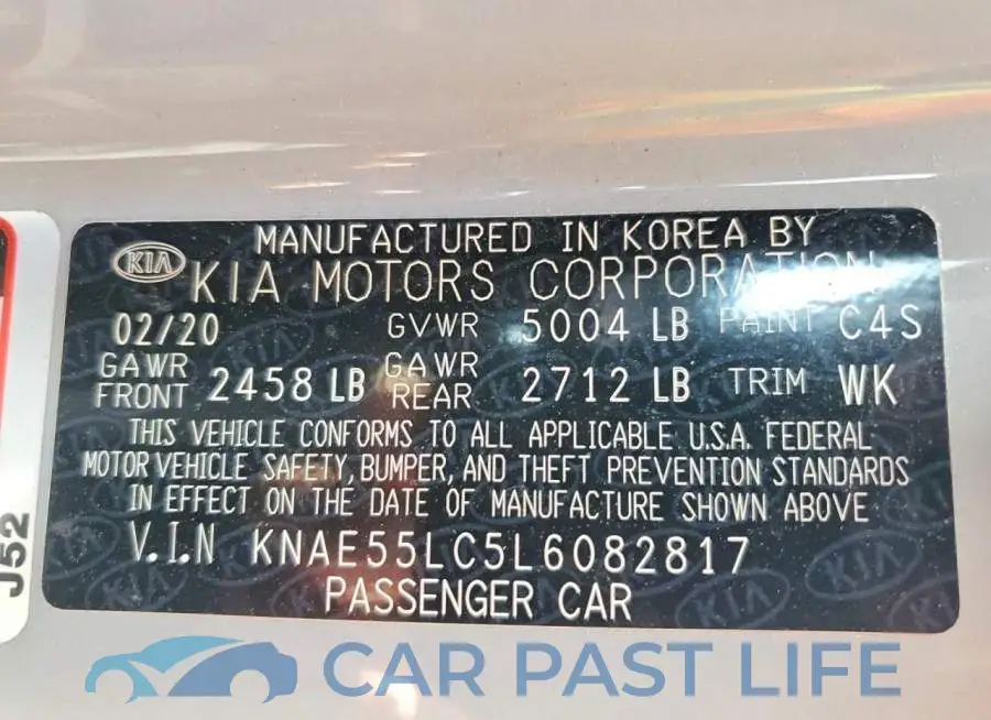 KNAE55LC5L6082817# 13
