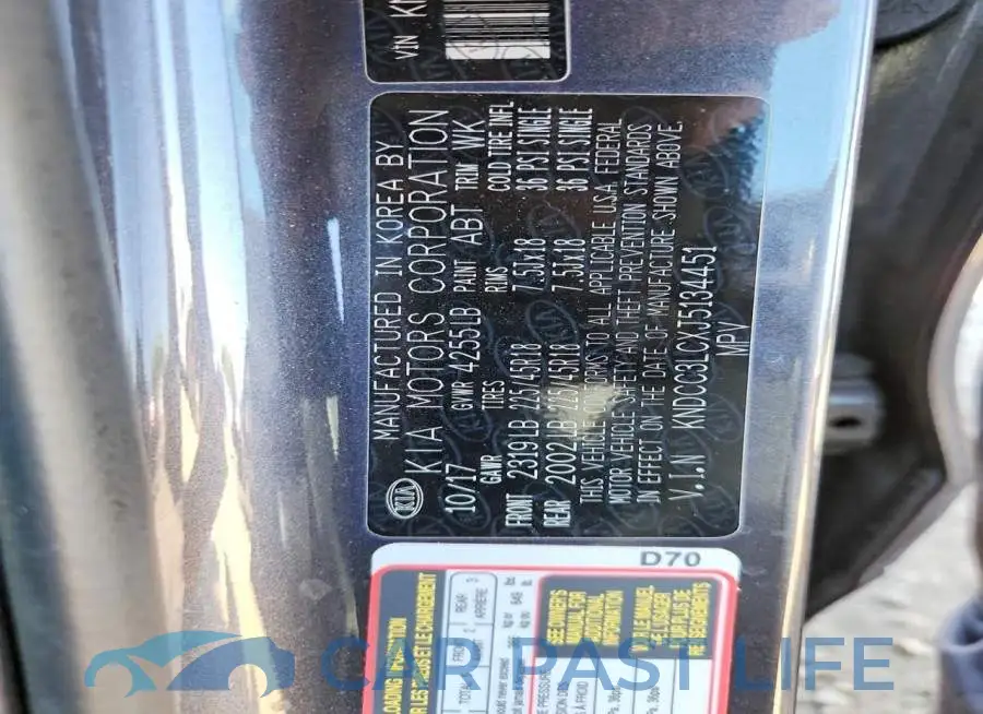 KNDCC3LCXJ5134451# 12