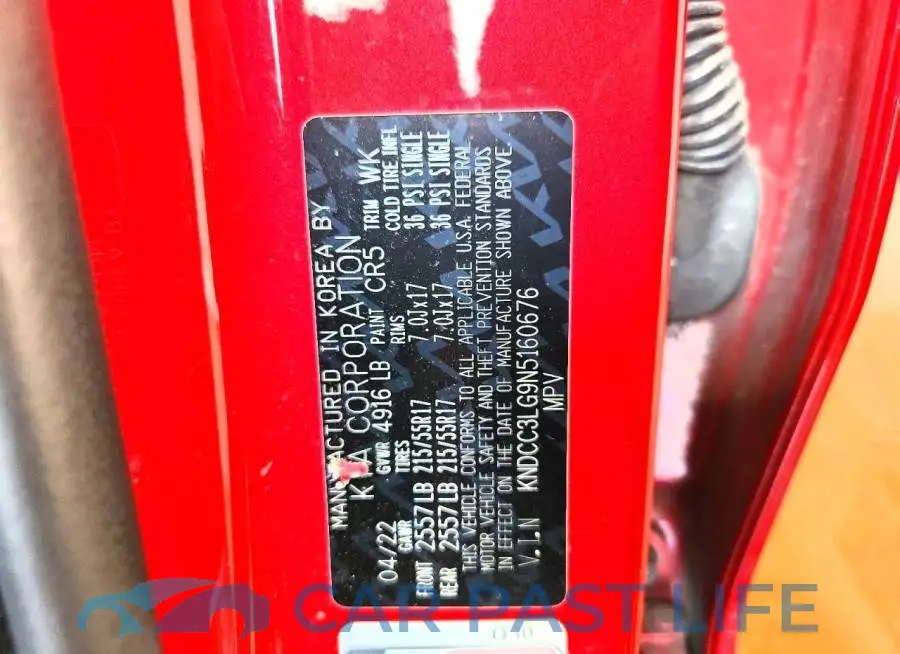 KNDCC3LG9N5160676# 14
