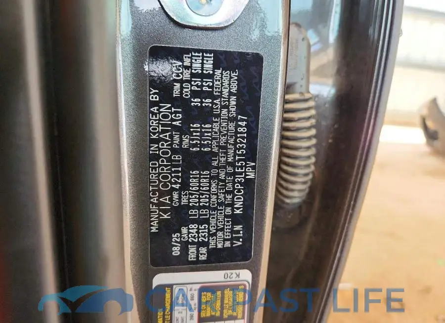 KNDCP3LE5T5321847# 13