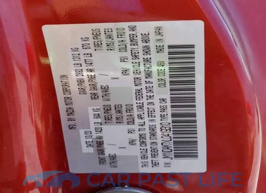 JM1NDAM7XL0419310# 12