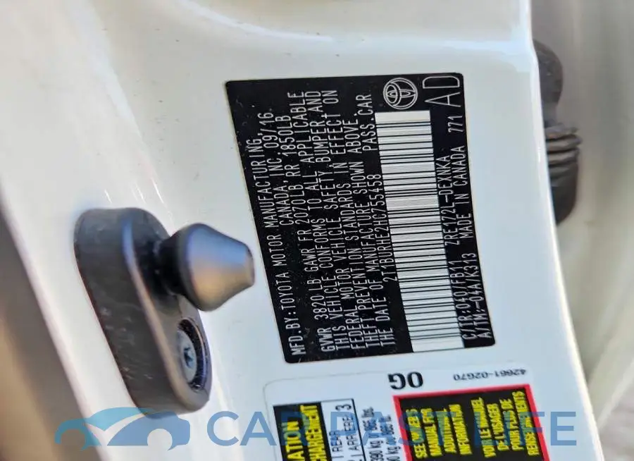 2T1BURHE2HC755458# 12