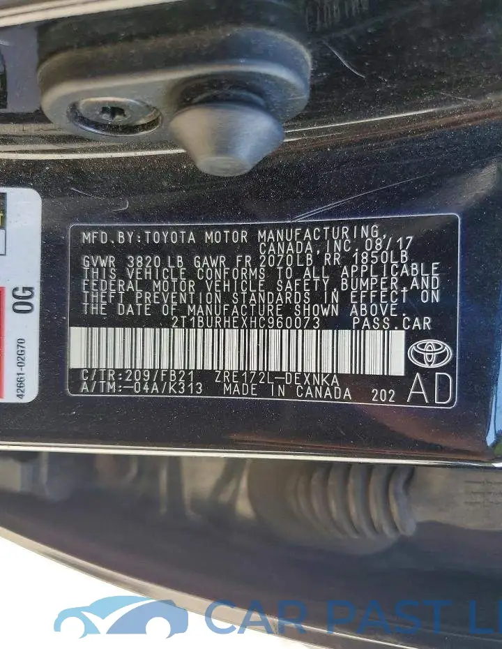 2T1BURHEXHC960073# 12