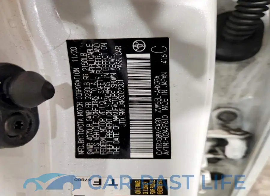 JTDL9MFUXM3027201# 13