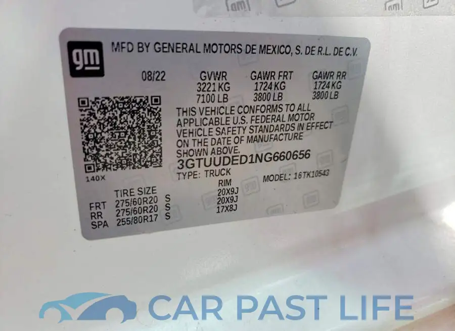 3GTUUDED1NG660656# 12