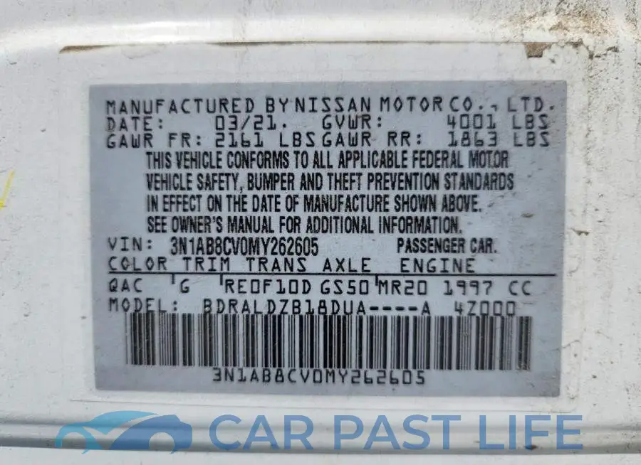 3N1AB8CV0MY262605# 13
