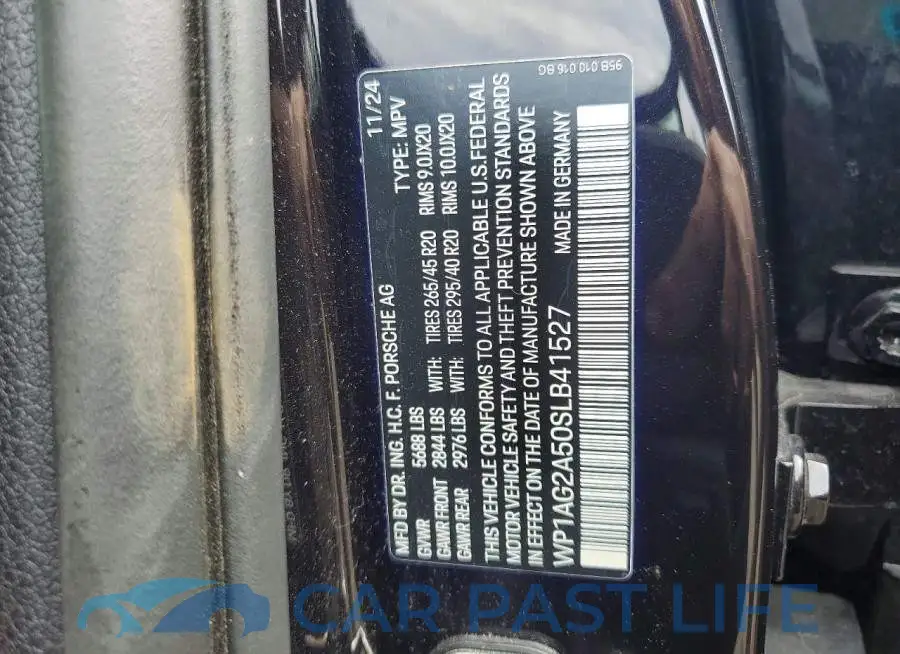 WP1AG2A50SLB41527# 13