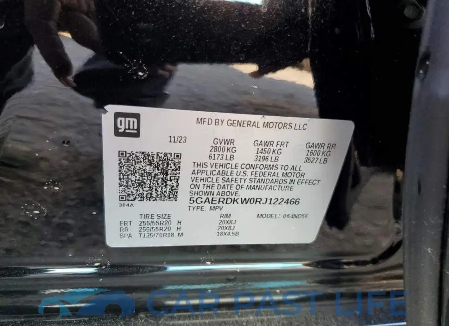 5GAERDKW0RJ122466# 14