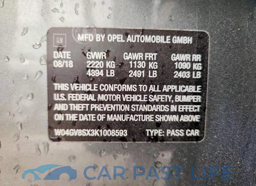 W04GV8SX3K1008593# 13