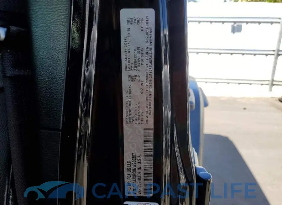 1C4JJXR60NW260307# 12