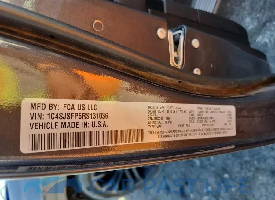 1C4SJSFP6RS131036# 13