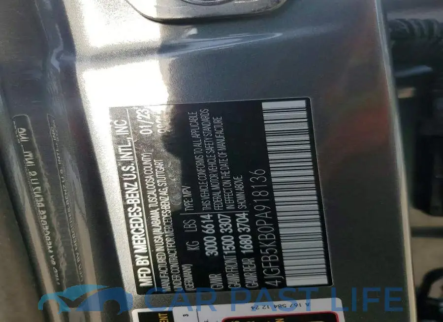 4JGFB5KB0PA918136# 14
