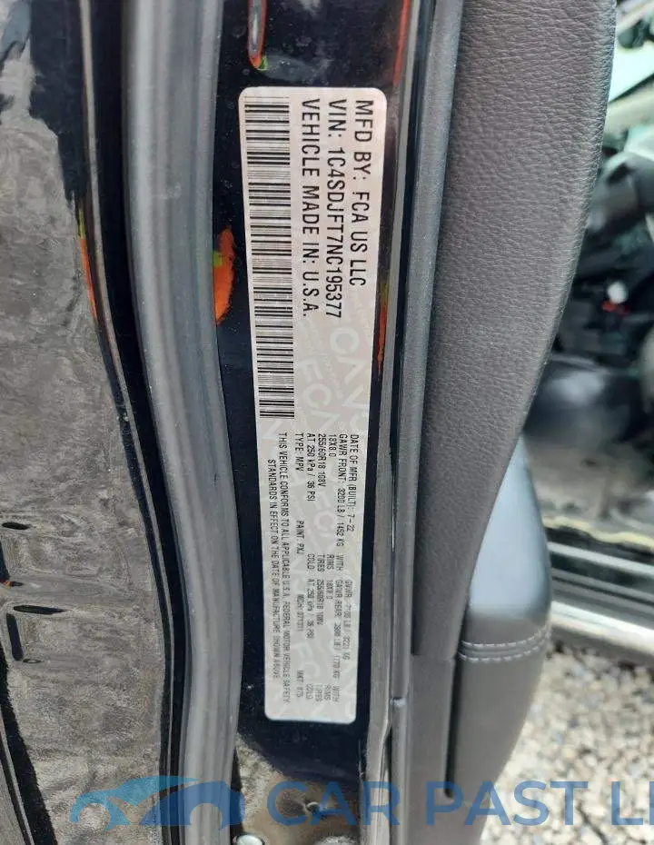 1C4SDJFT7NC195377# 14