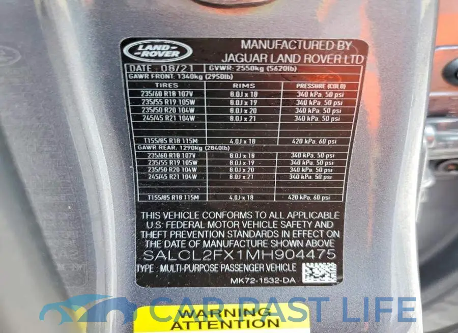 SALCL2FX1MH904475# 12