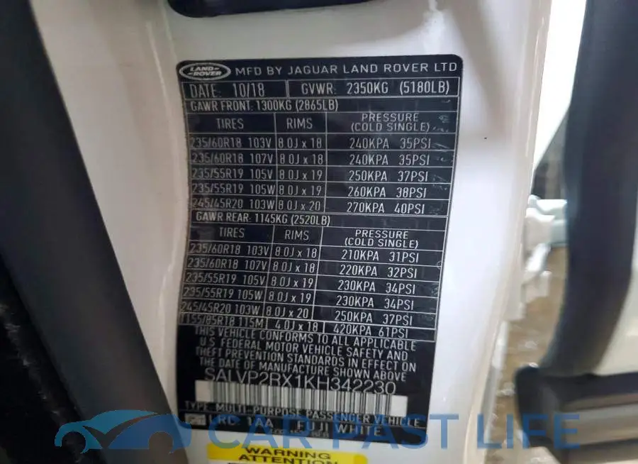 SALVP2RX1KH342230# 14