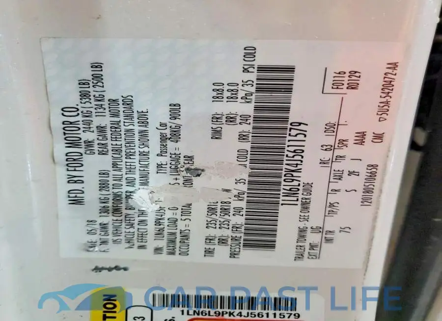 1LN6L9PK4J5611579# 12