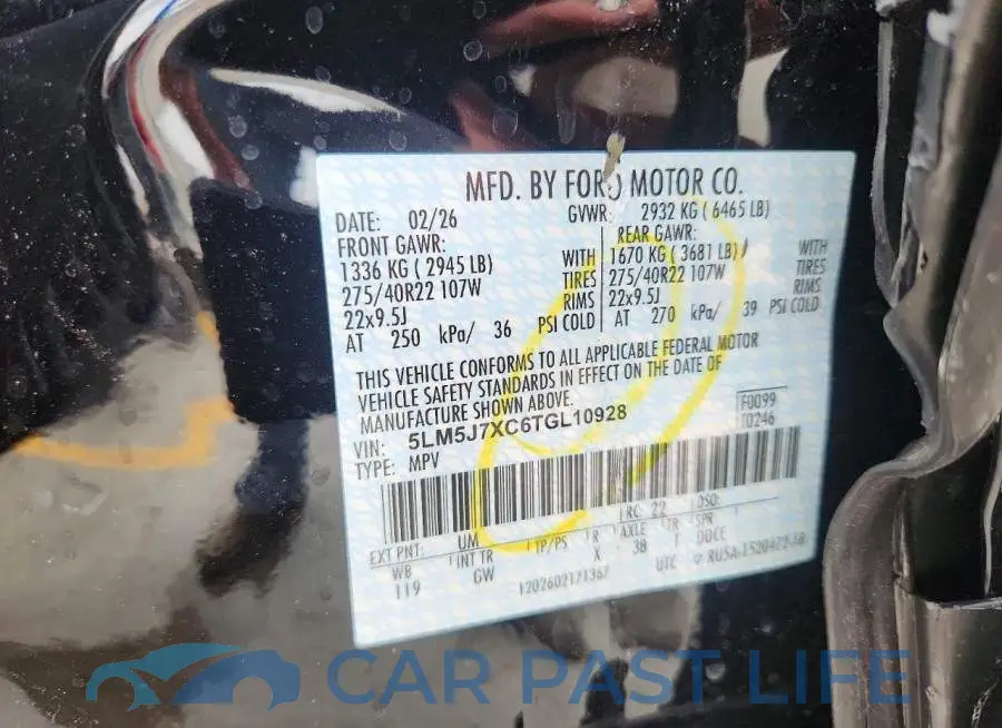 5LM5J7XC6TGL10928# 13