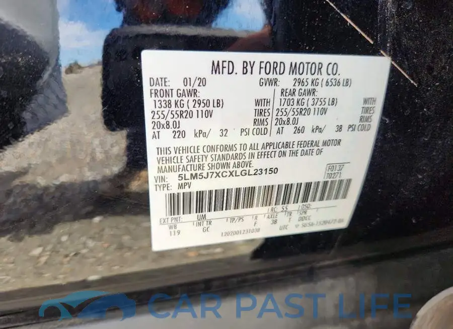 5LM5J7XCXLGL23150# 13
