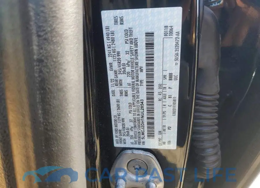 5LMCJ2DH1NUL28543# 13