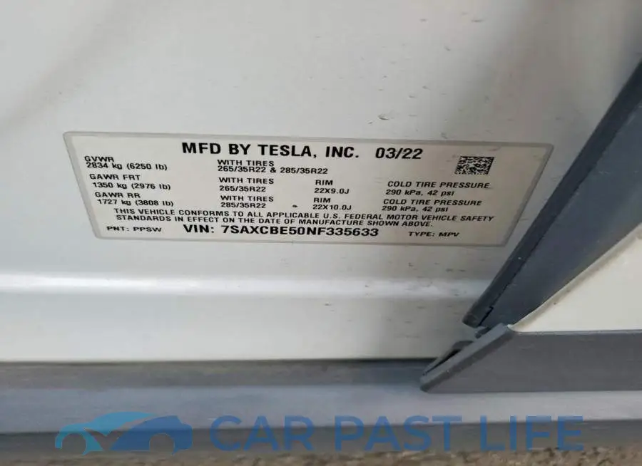 7SAXCBE50NF335633# 13