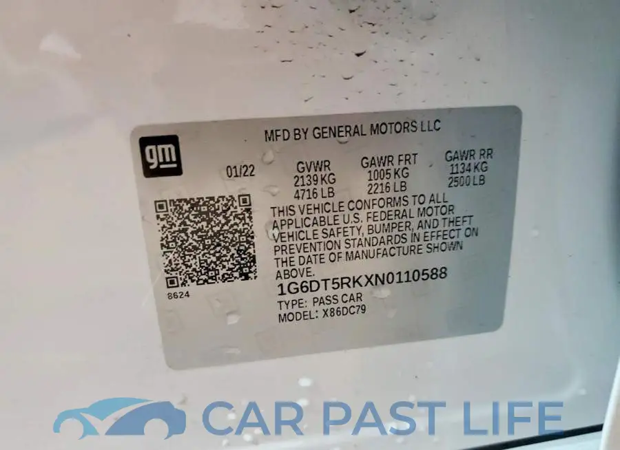 1G6DT5RKXN0110588# 12