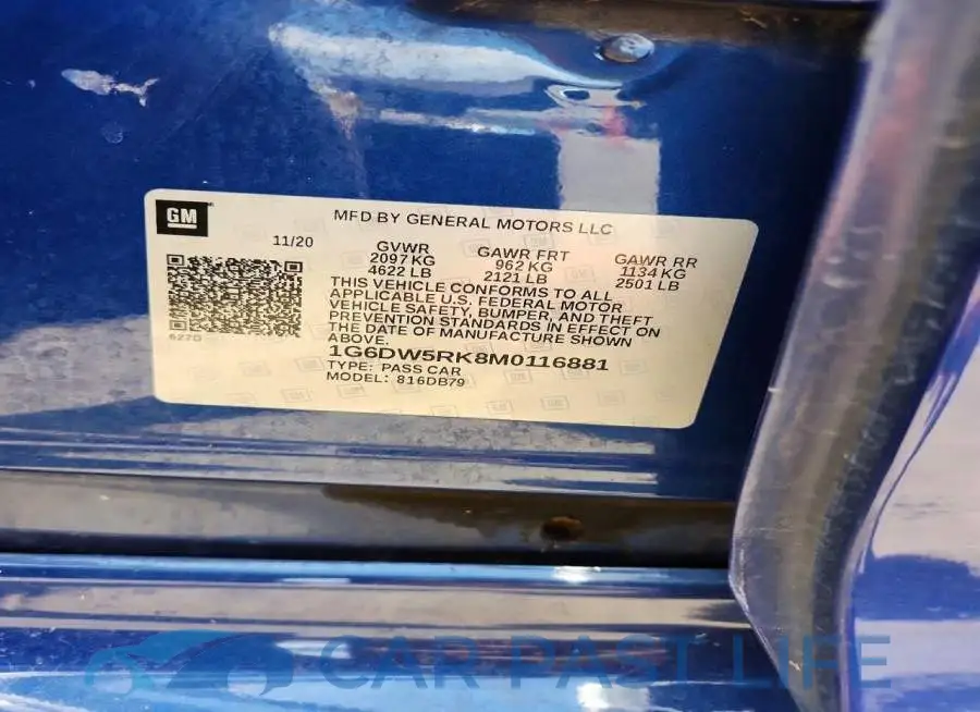1G6DW5RK8M0116881# 12