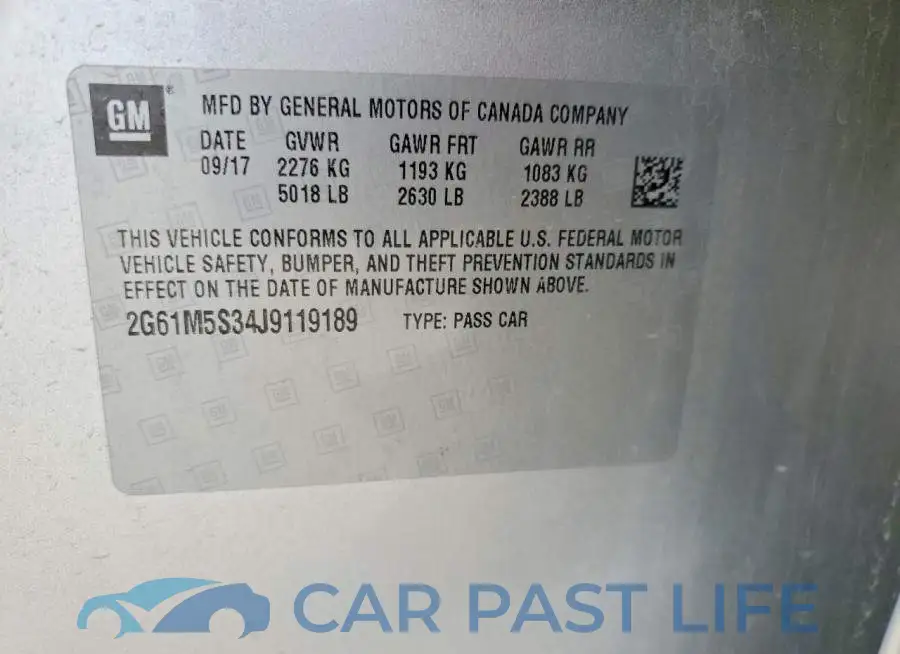 2G61M5S34J9119189# 12