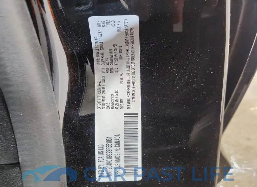 2C4RC1GG2SR551031# 13