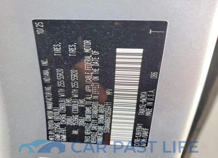 5TDAAAB6XTS056411# 13