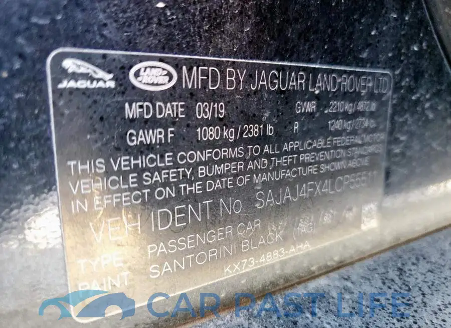 SAJAJ4FX4LCP55511# 12