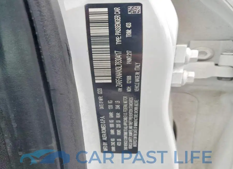 ZARFANAN3L7630417# 13