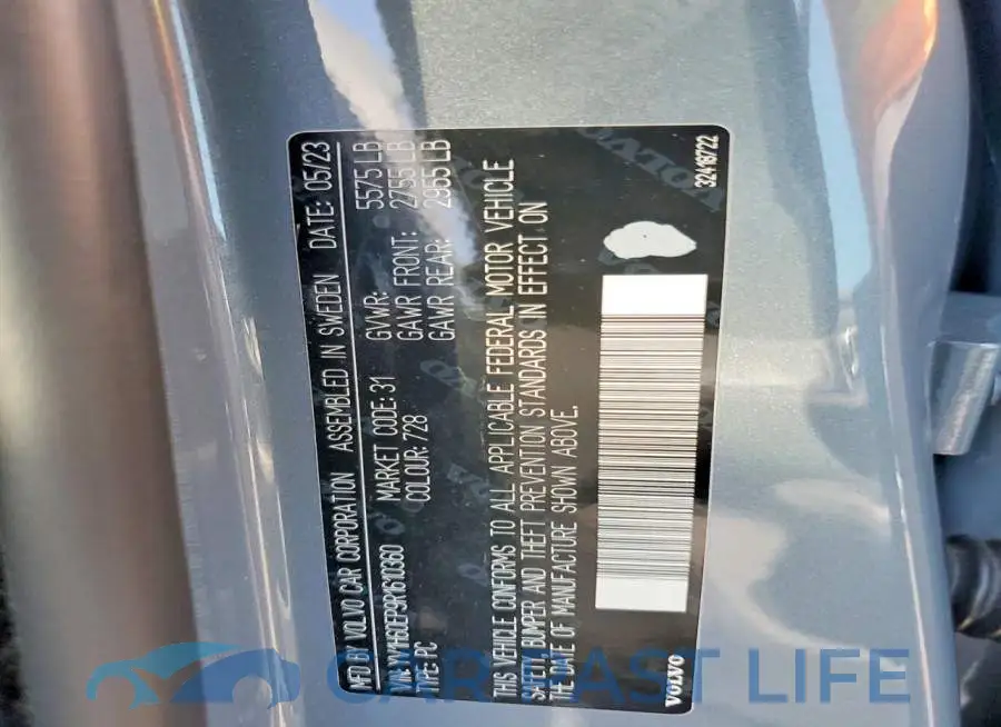YV1H60EP9R1610360# 12