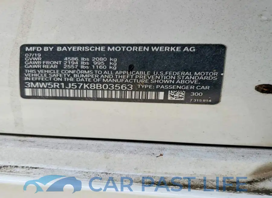 3MW5R1J57K8B03563# 13
