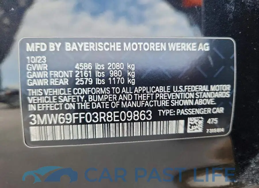 3MW69FF03R8E09863# 13
