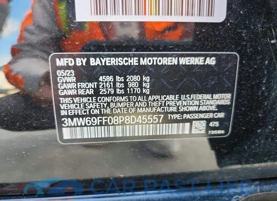 3MW69FF08P8D45557# 12