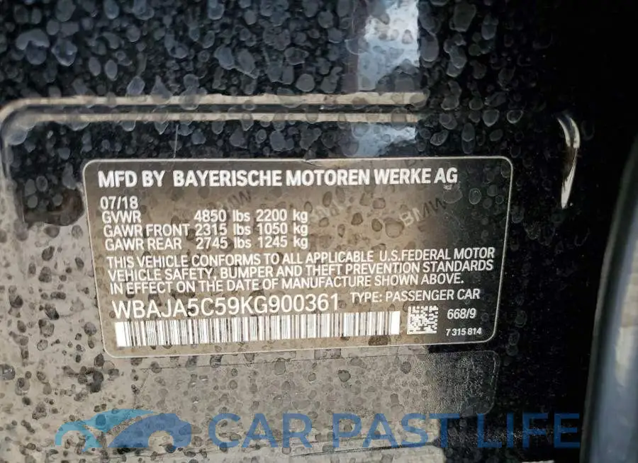 WBAJA5C59KG900361# 12