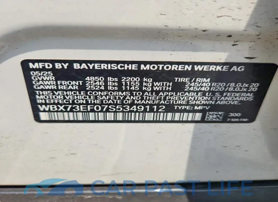 WBX73EF07S5349112# 13