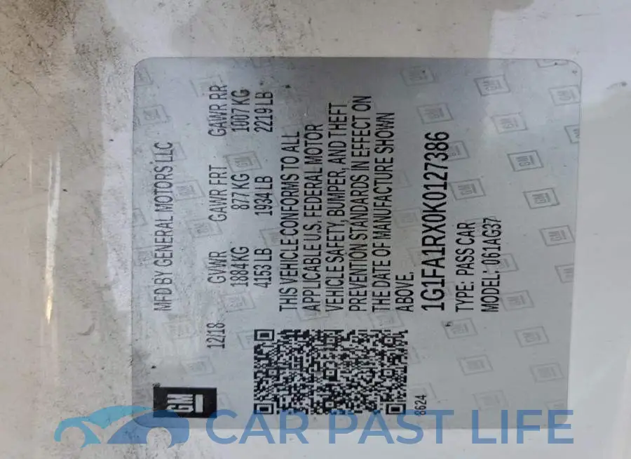 1G1FA1RX0K0127386# 12