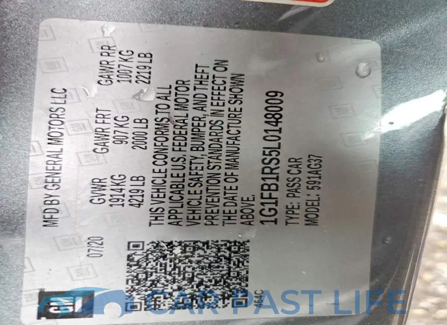 1G1FB1RS5L0148009# 12