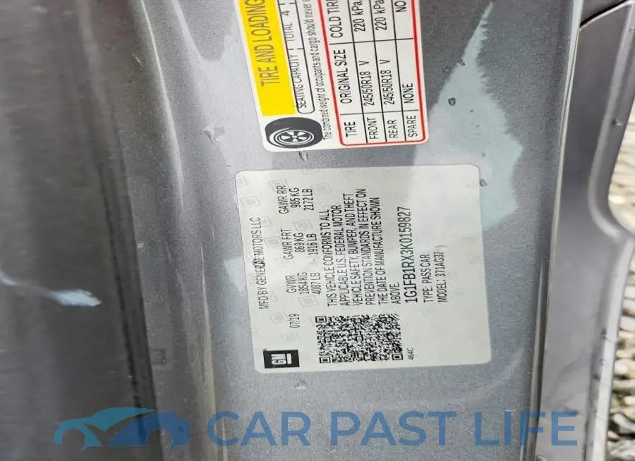 1G1FB1RX3K0159827# 12