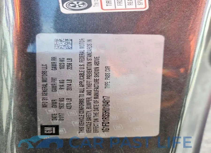 1G1FD1RS5H0184817# 12