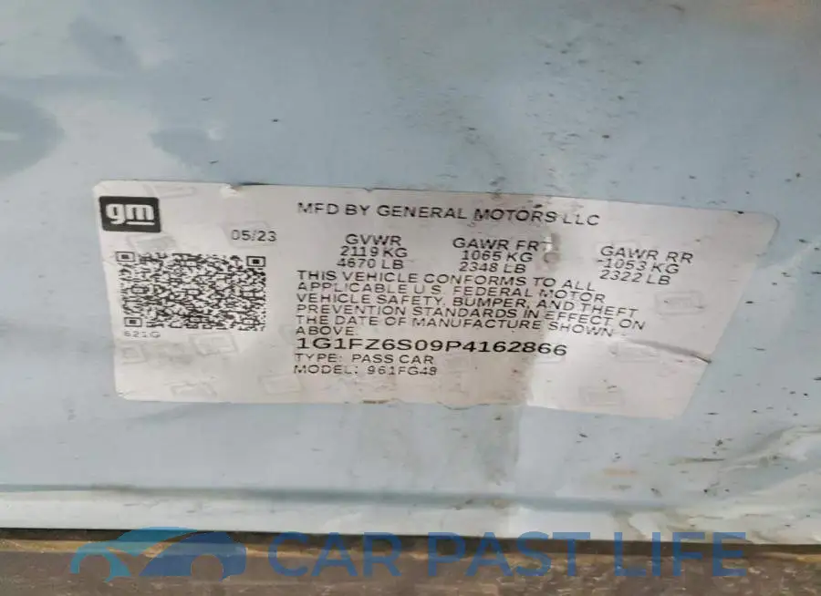 1G1FZ6S09P4162866# 13