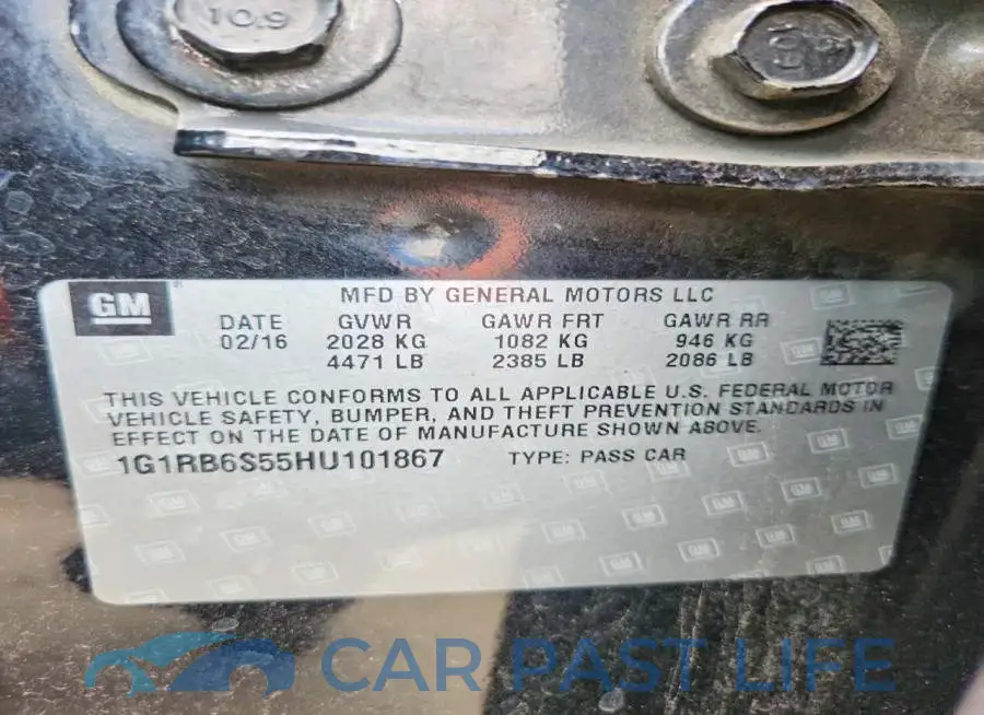 1G1RB6S55HU101867# 12