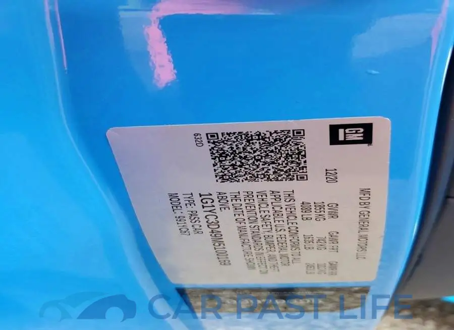 1G1YC3D49M5100169# 12
